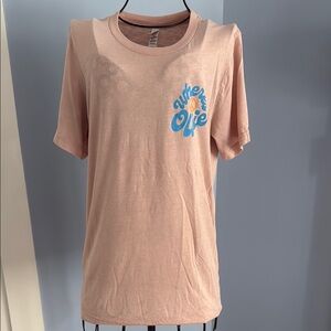 Peach Graphic T-Shirt
